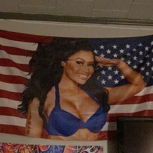 Nicki Minaj American flag/tapestry